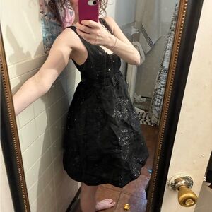 NET Maeve From Anthropology Black Mini Dress